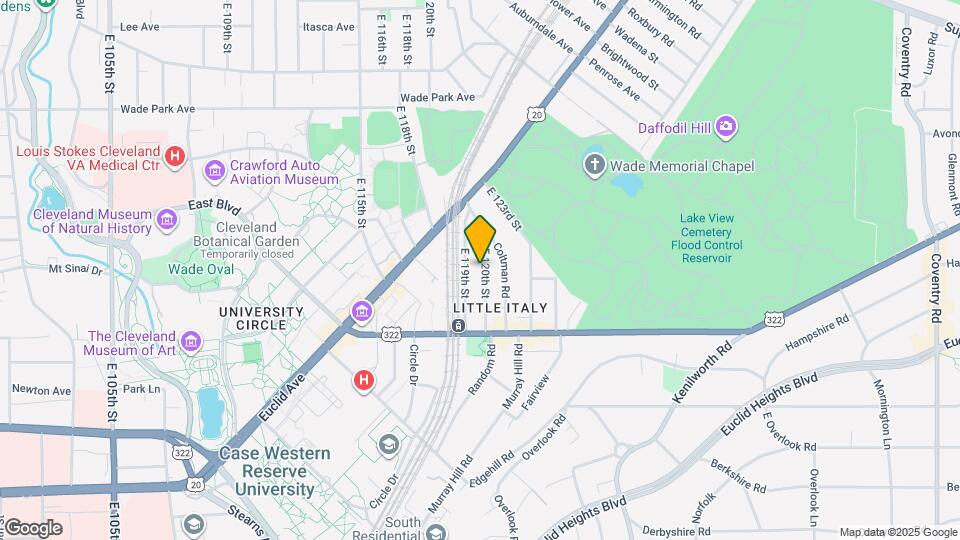 1924 E 120th St Map and Location Details