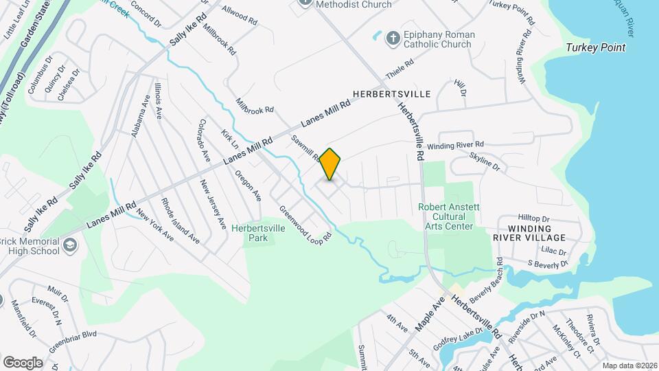 36 Creek Rd Map and Location Details