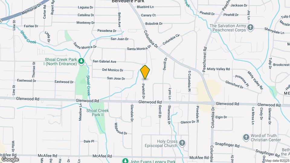 1752 Parkhill Dr Map and Location Details