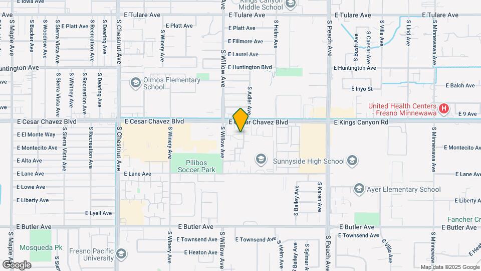 810 S Adler Ave Map and Location Details
