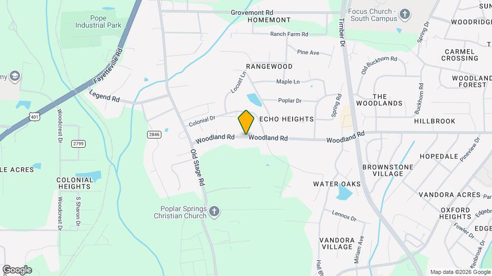 719 Woodland Rd Map and Location Details