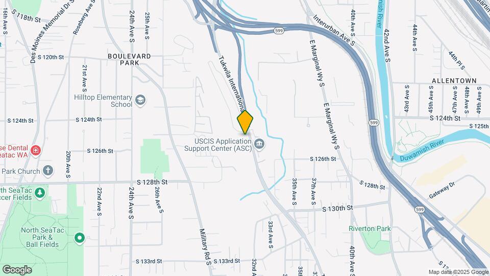 12437 Tukwila International Blvd Map and Location Details