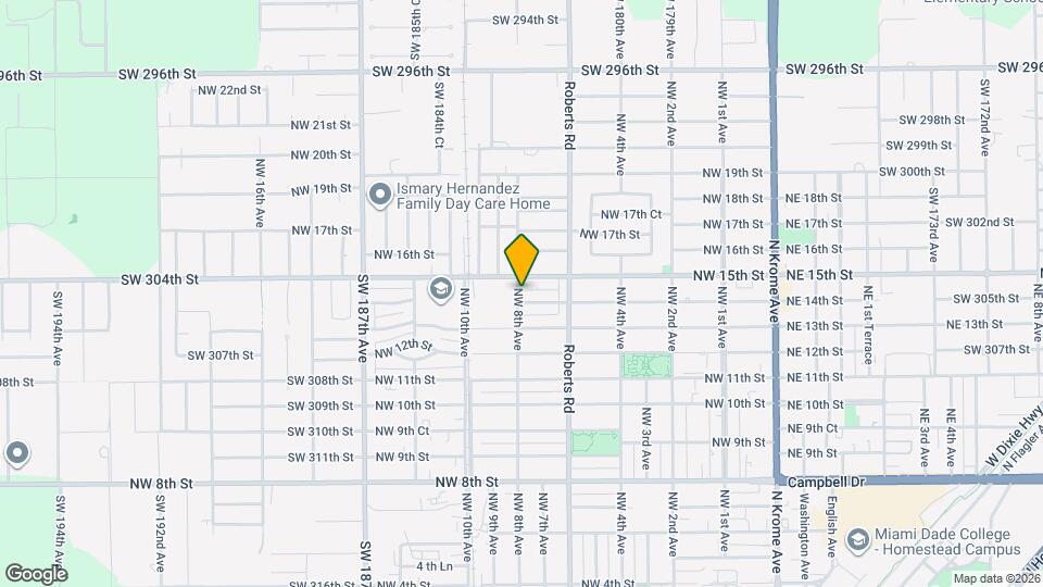 1401 NW 8th Ave Map and Location Details