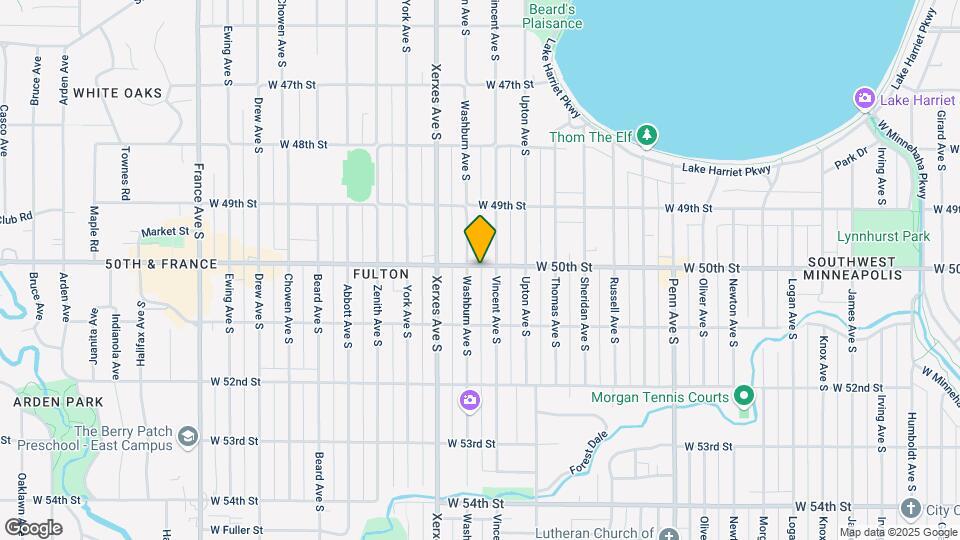 2909 W 50th St Map and Location Details