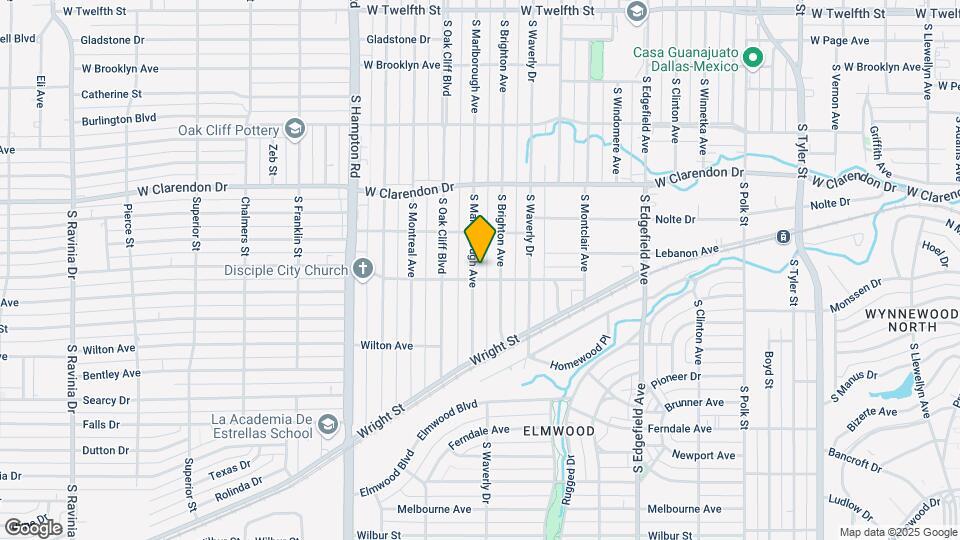 1240 S Marlborough Ave Map and Location Details