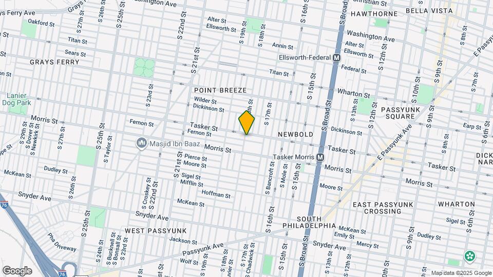 1611 S 18th St Map and Location Details