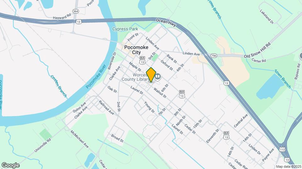 417 Walnut St Map and Location Details