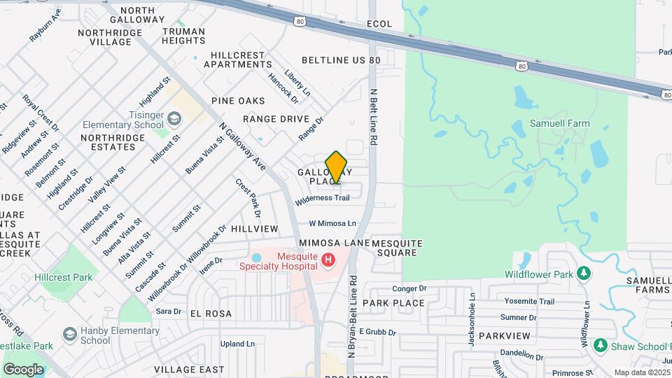 1401 Del Rio Dr Map and Location Details