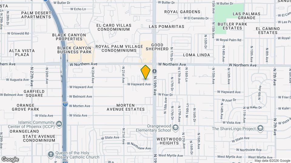 7759 N 19th Dr Map and Location Details