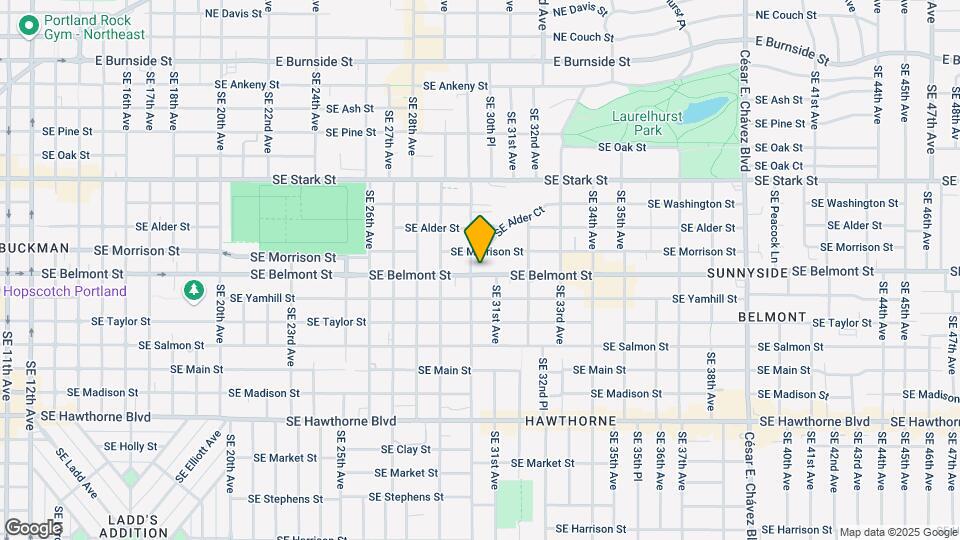 3011 SE Belmont St Map and Location Details
