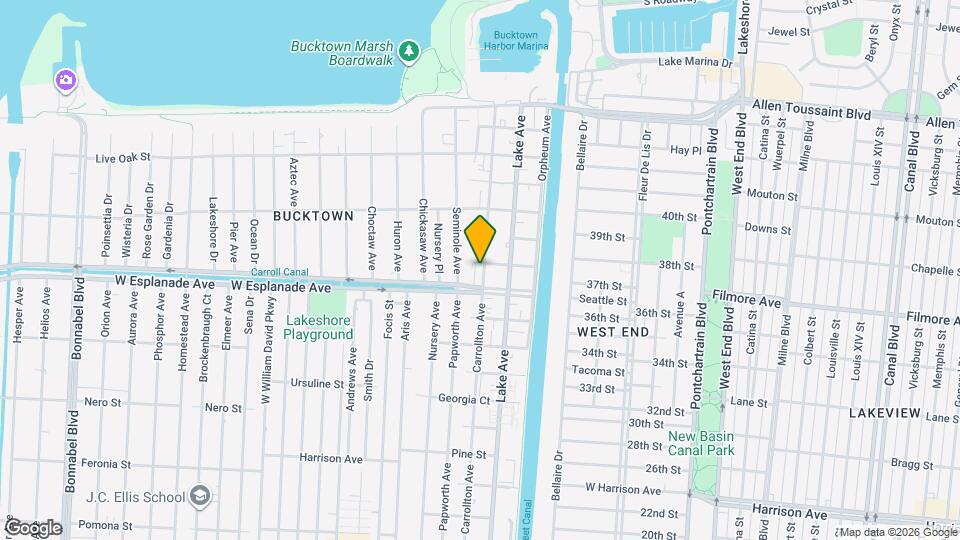 1448 Carrollton Ave, Unit 204 Map and Location Details