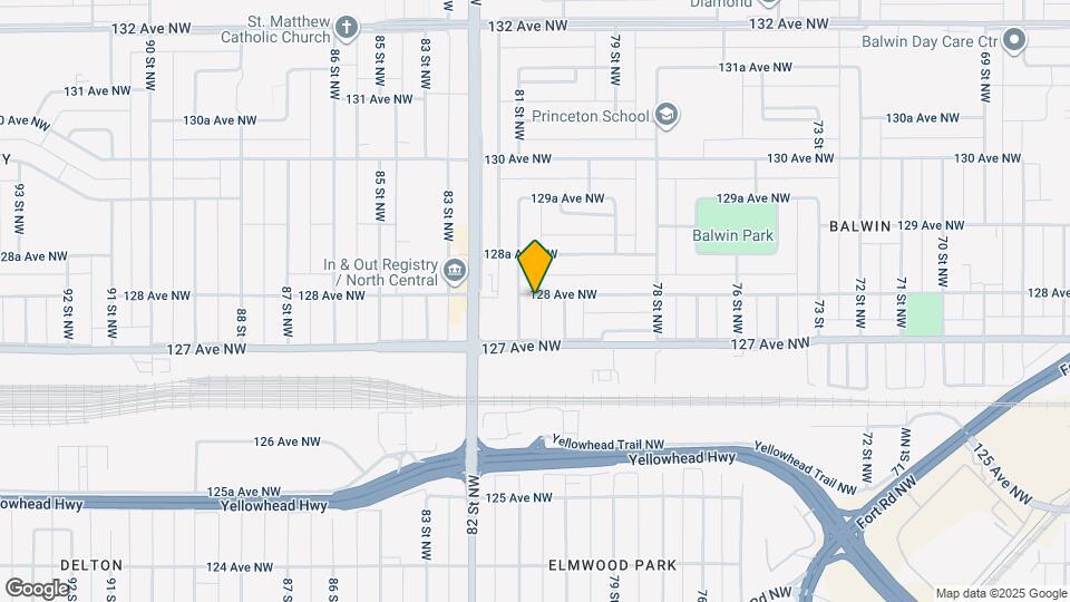 8007-8128 128 Ave NW Map and Location Details