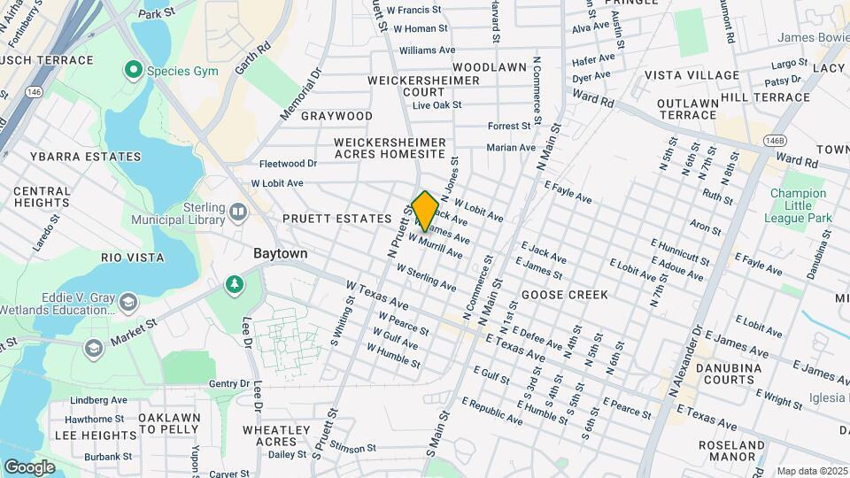 401 N Jones St Mapa y Detalles de la Ubicación