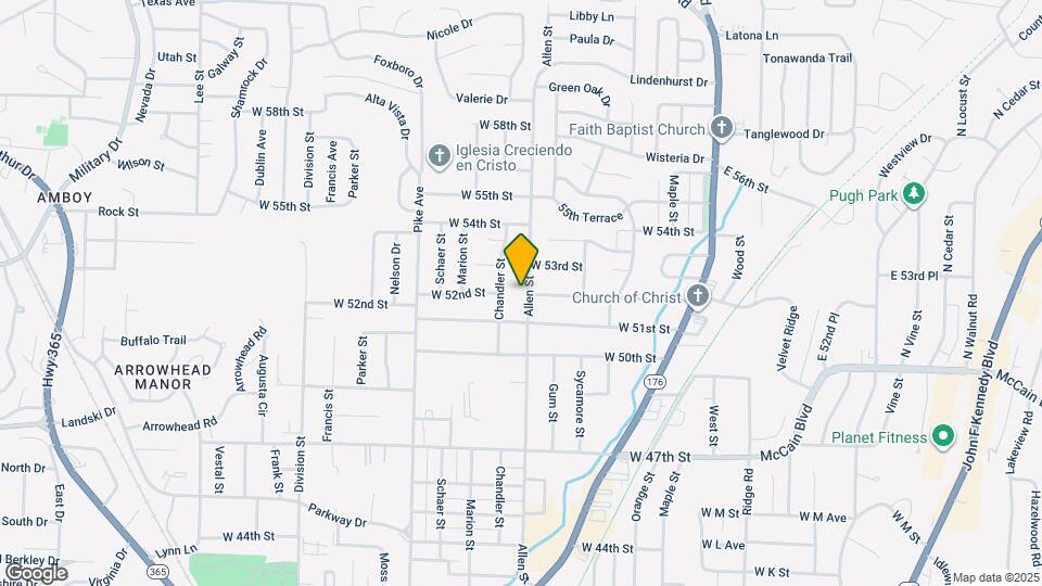 5113 Allen St Map and Location Details