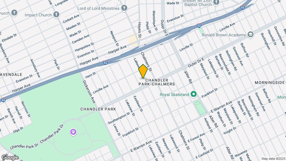 5733 Lakewood St Map and Location Details