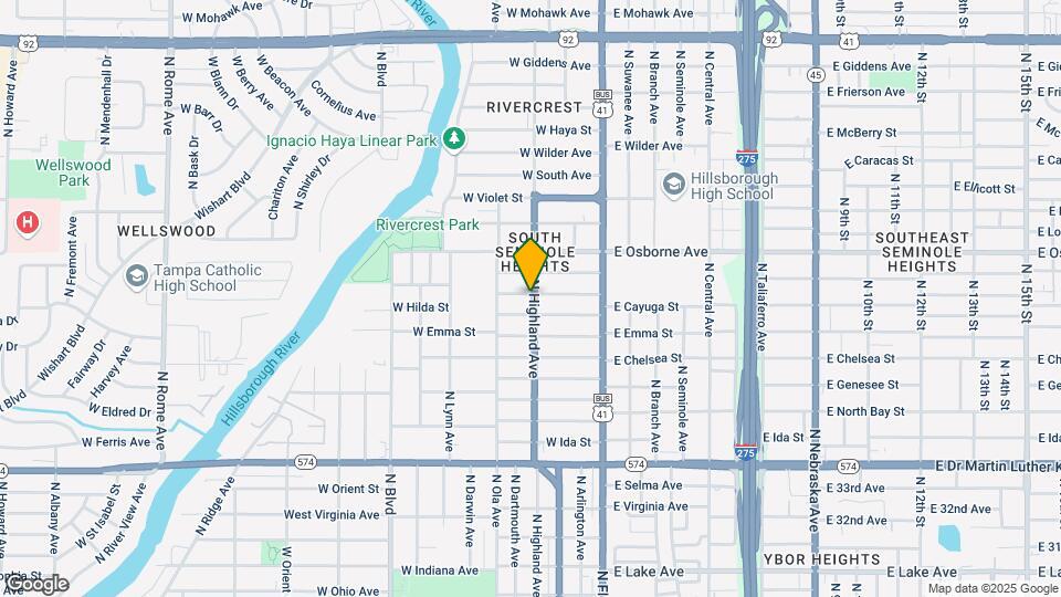 302 W Hilda St Map and Location Details