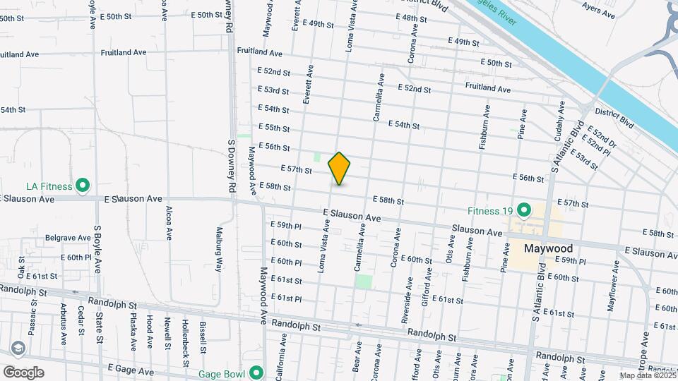 3711 E 58th St Mapa y Detalles de la Ubicación