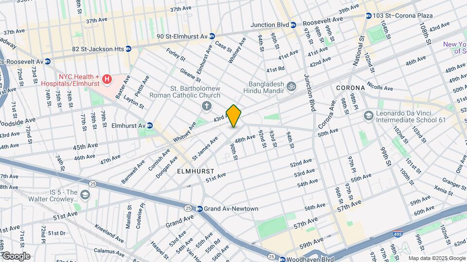 9031-9035 Corona Ave Mapa y Detalles de la Ubicación