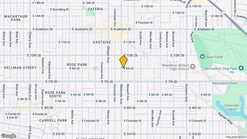 790 Redondo Ave Map and Location Details