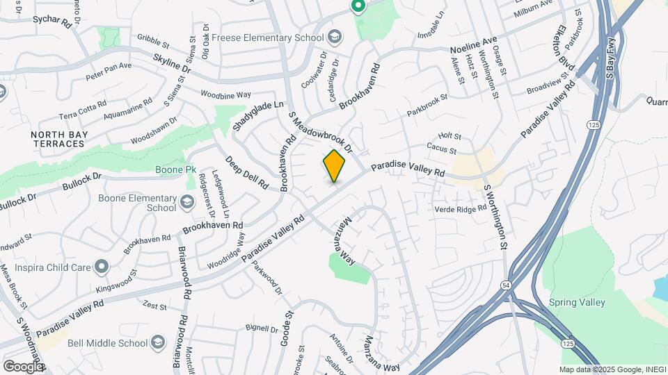 Meadowbrook Mapa y Detalles de la Ubicación