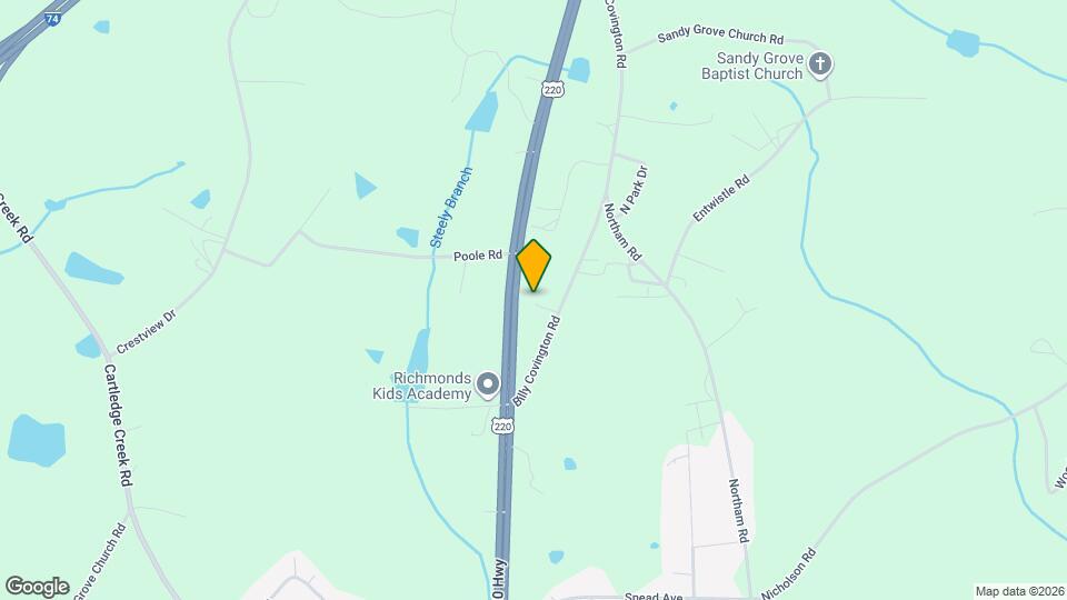 112 Ponds Ln Map and Location Details