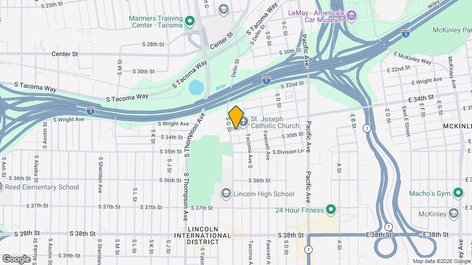 620 S 34th St Map and Location Details