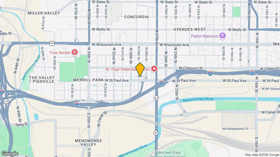 2830 W St Paul Ave Mapa y Detalles de la Ubicación