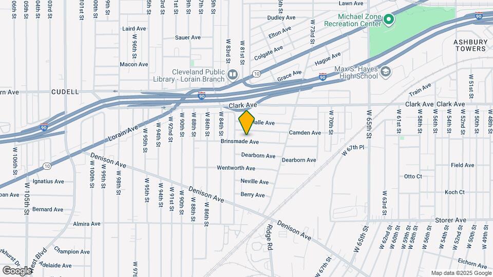 7910 Brinsmade Ave Map and Location Details