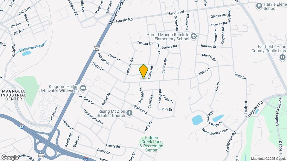 1920 Watts Ln Map and Location Details