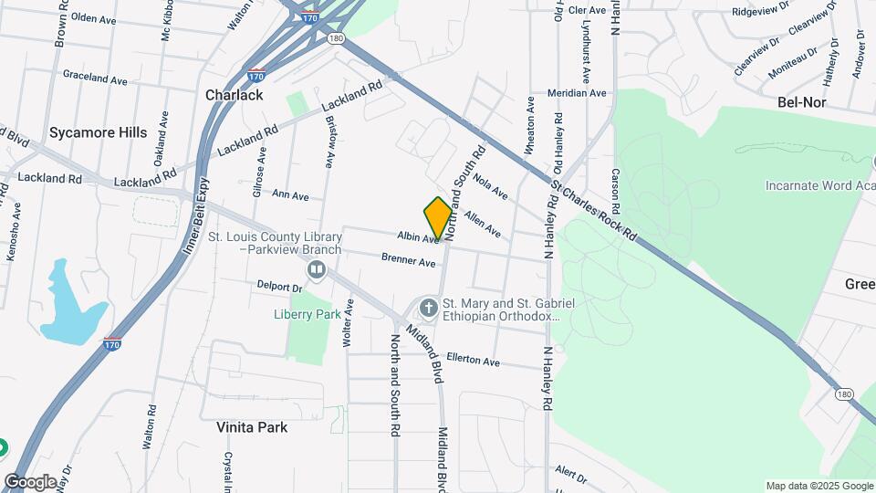 8208 Albin Ave Map and Location Details