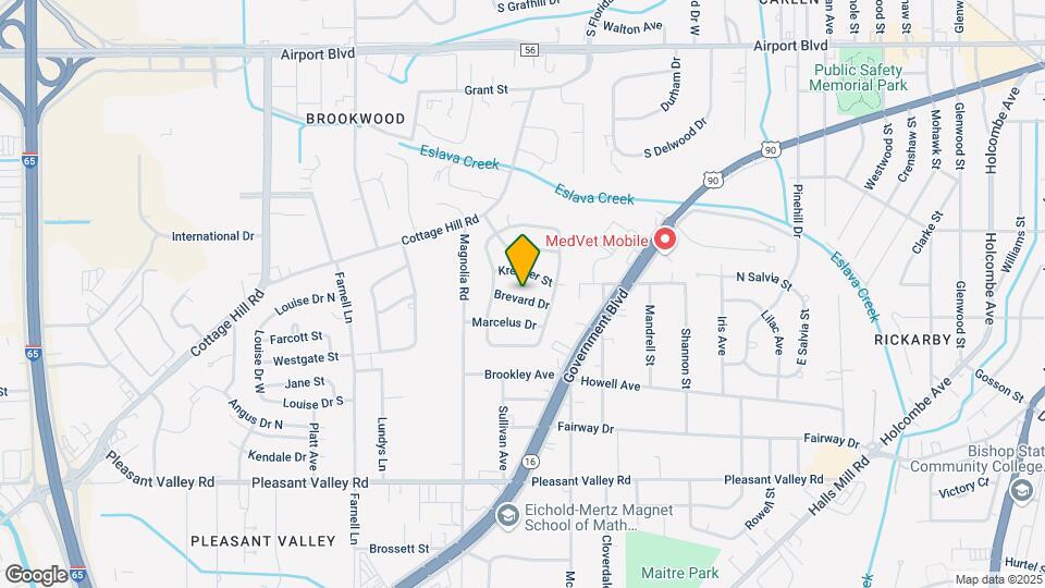 2758 Brevard Dr Mapa y Detalles de la Ubicación