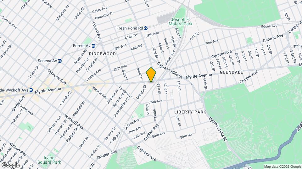 60-80 Myrtle Ave, Unit 3d Map and Location Details