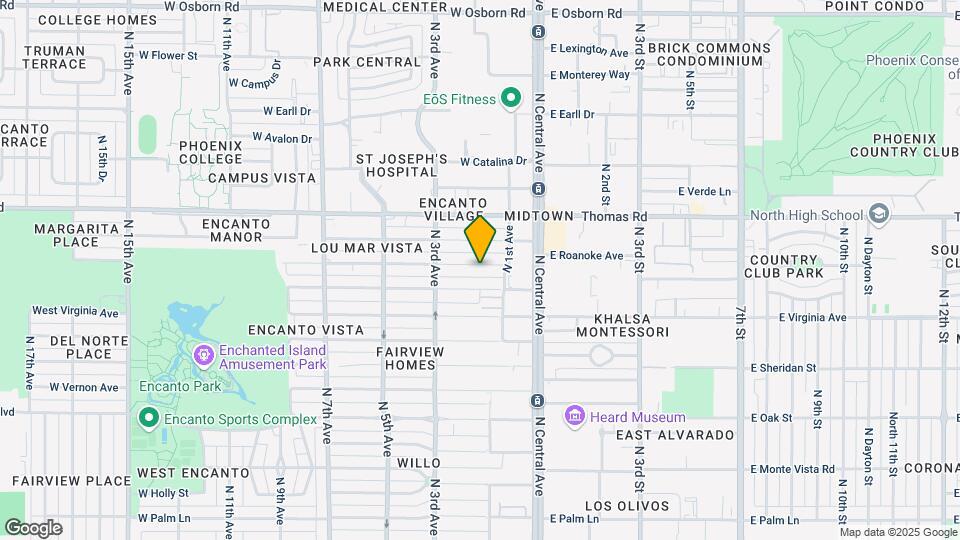 63 W Windsor Ave Mapa y Detalles de la Ubicación