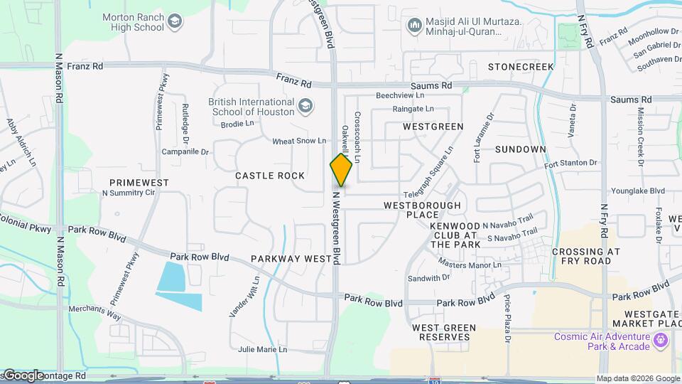 1911 Oakwell Ln Map and Location Details