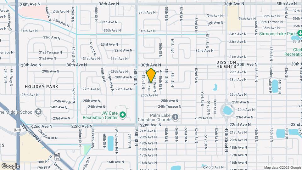 2701 56th Ln N Map and Location Details