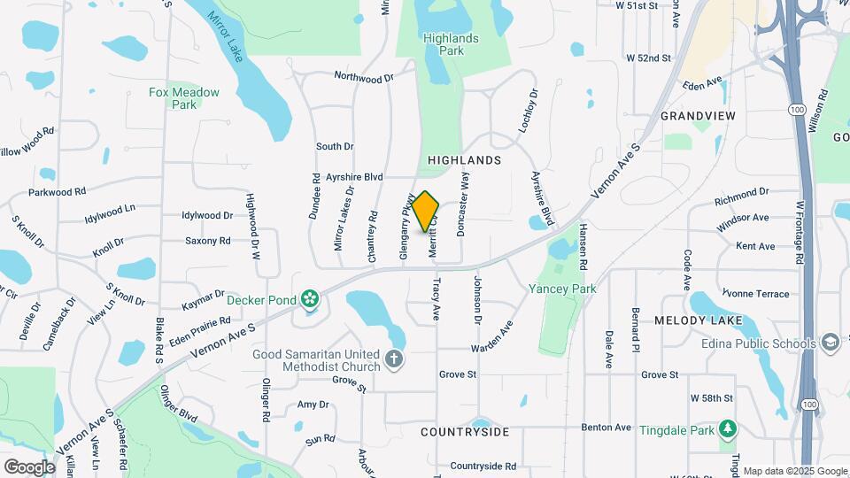 5528 Merritt Cir Map and Location Details
