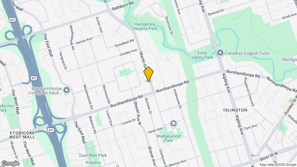 148 Martin Grove Rd Map and Location Details