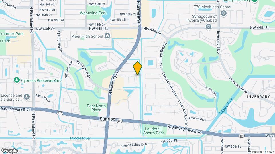 3900 NW 76th Ave Map and Location Details