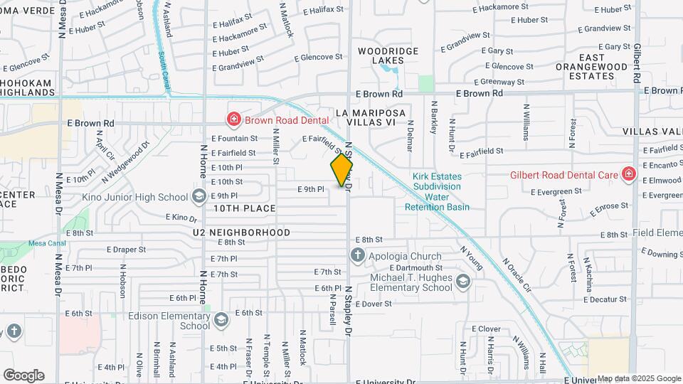 918 N Stapley Dr Map and Location Details