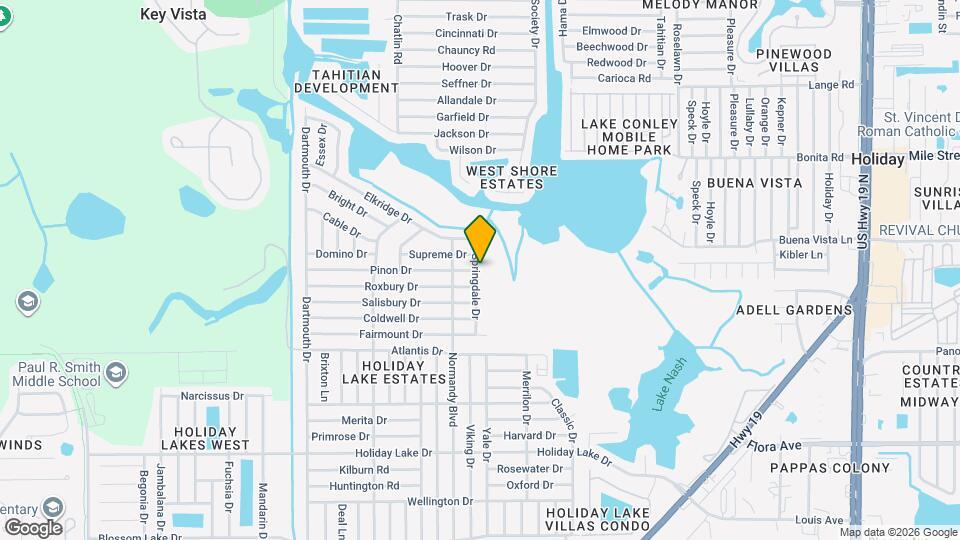 1708 Springdale Dr Map and Location Details