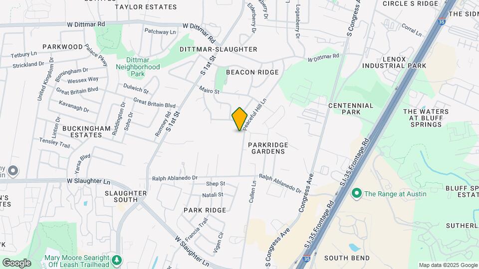 8308 Peaceful Hill Ln Map and Location Details