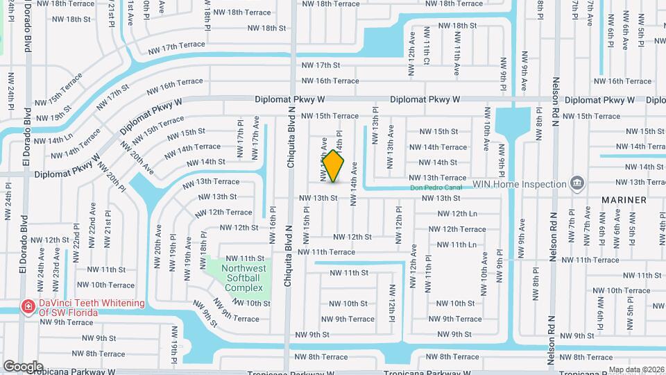 1420 NW 13th Terrace Map and Location Details