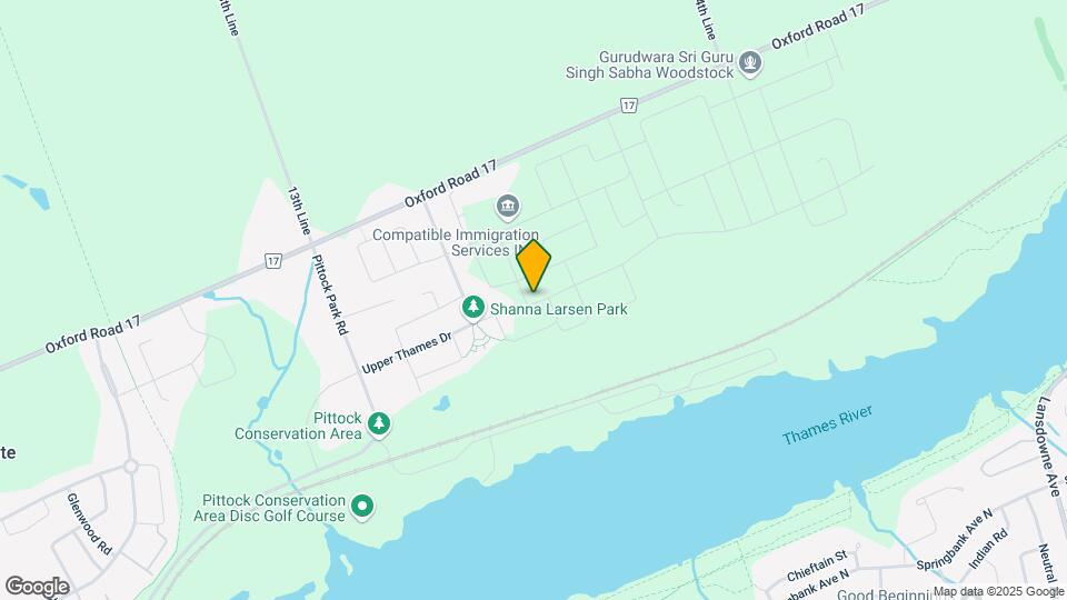 1171 Upper Thames Dr Map and Location Details