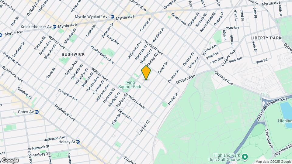 308 Eldert St Mapa y Detalles de la Ubicación
