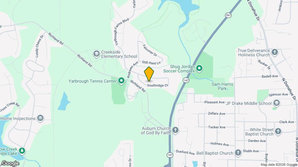 1305 Southridge Ct Map and Location Details