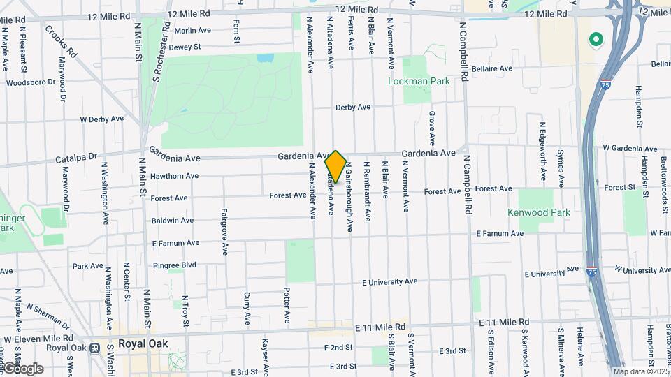 806 N Altadena Ave Map and Location Details