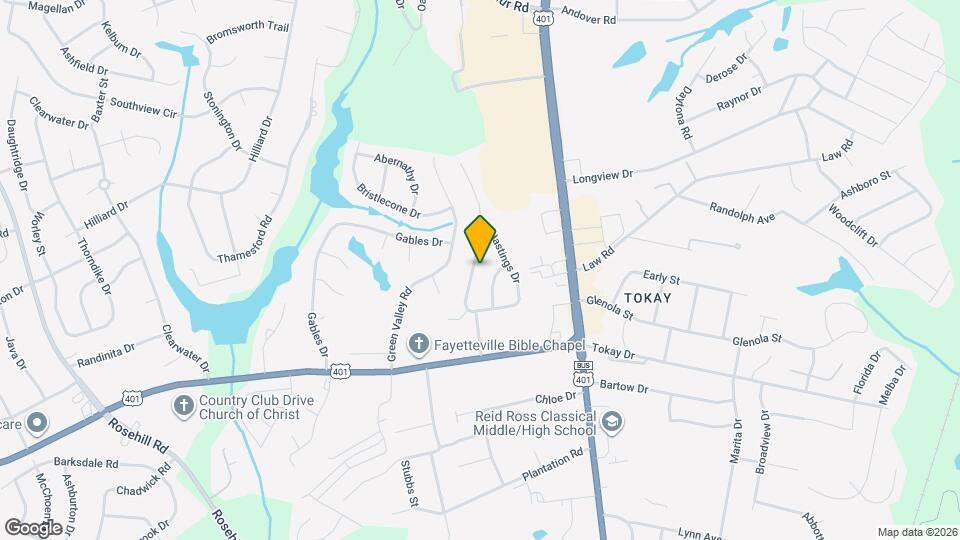 3560 Hastings Dr Map and Location Details