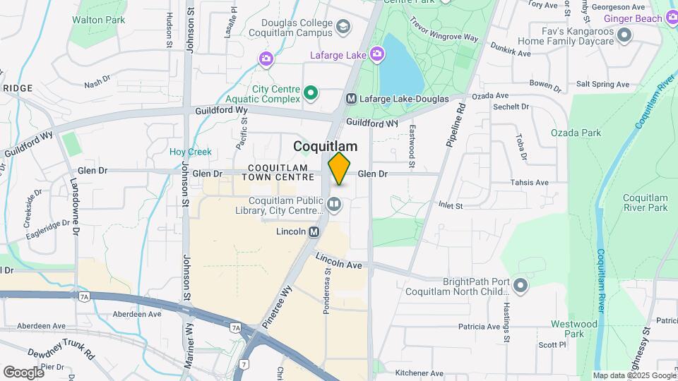 Pine & Glen Map and Location Details