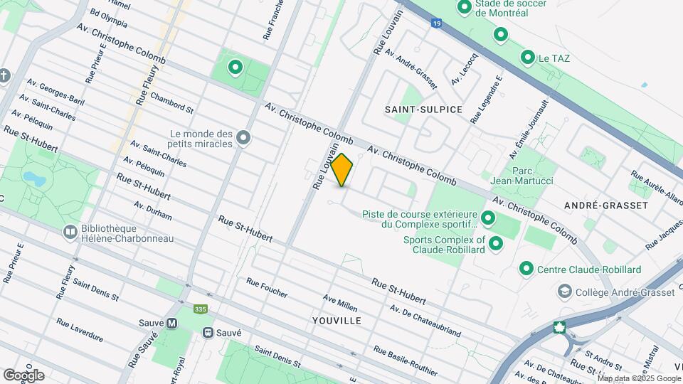 9400-9406 Olivier-Maurault Av Map and Location Details