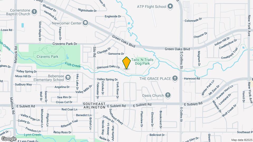 5807 Diamond Oaks Ct Map and Location Details